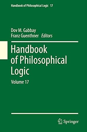Handbook of Philosophical Logic: Volume 17 2014th Edition book cover