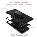 Casemai Samsung Galaxy A51 Case(4G),Samsung A51 Case,Galaxy A51 Case[Built-in Kickstand][Shockproof] Heavy Duty Case with Swivel Belt Clip-Black