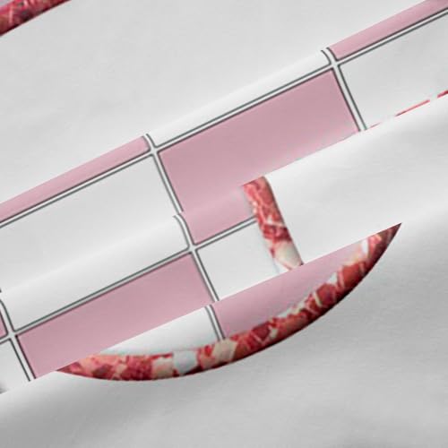 Image of Erosebridal Pink Initial G Window Drapes Kawaii Plaid Checkered Blackout Curtains 52 inchWx63 inchL Cute Personalized Monogram Curtains for Kids Girls Bedroom,Fashion Grids Gingham Window Treatments 2 Panels