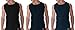 Produktbild Navigare Herren Tank Top Sportunterwäsche 511, 3er Pack, Mehrfarbig (Nero/ Navi/ Jeans), X-Large (Herstellergröße: 6)
