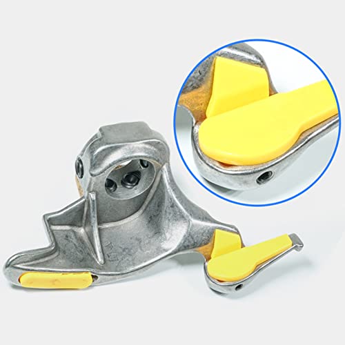 Image of Tire Changer Duckhead，Tire Changer Mount Head,Stainless Steel Car Tire Changer Mount Demount Duck Head Tool with Protective Pads(28MM)