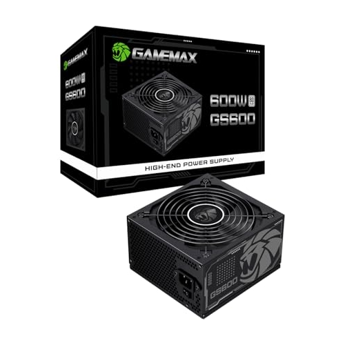 Fonte De Alimentacao 600w Gs600 80 Plus White Gamemax