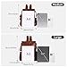 CHERUTY Women Backpack Purse PU Leather Anti-theft Casual Shoulder Bag Fashion Ladies Satchel Bags(Tan)