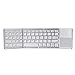 Produktbild Drahtlose Bluetooth-Tastatur, Drei-System-Universal, 64 Tasten, faltbar mit Touchpad, Kann mitgeführt werden,White