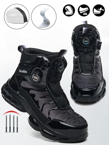MellowMiles Composite Toe Safety Sneakers for Men and Women, Lightweight Kevlar Puncture-Resistant Slip-Resistant Work Shoes, All-Day Comfort for Kitchen, Construction, Factory, Logistics, Outdoor — view 2
