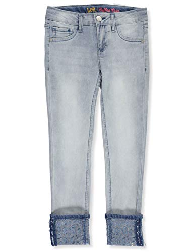 Jeggings fille Lee court pantalon en jean stretch confortable et souple