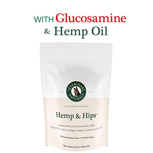 Veterinary Naturals Hemp & Hips Soft Chews Joint Supplement for Dogs – Hemp