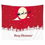 Isdreem Tapisserie Unie Pas Cher Tenture Murale Tissu Décorations Festives De Noël Deco Coton Coloré Murales Tissu Pour Couvertures 130x150cm