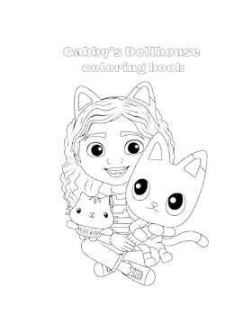 Paperback Gabbys Dollyhouse Childrens Coloring Book
