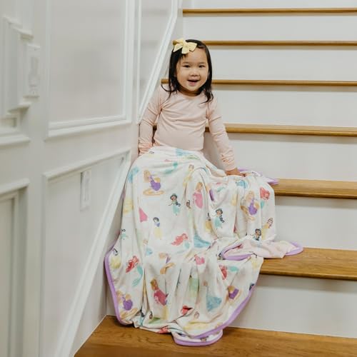 Image of Copper Pearl Jumbo 3-Layer Baby Blanket: Soft Baby Quilts for Boys and Girls | Breathable, Cozy, Toddler Blanket | Baby Quilt for Newborns | 46x46 Premium Polyester /Rayon | Disney Princess