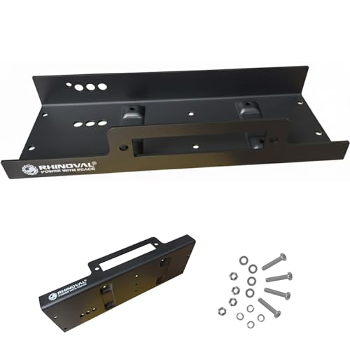 RHINOVAL Universal Winch Mounting Plate, 10