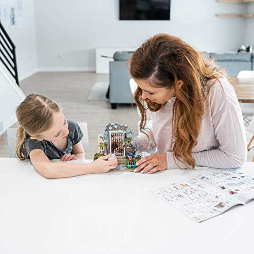 Hands Craft Diy Miniature Dollhouse Kit | 3D Model Craft Kit | Pre Cut Pieces | Led Lights | 1:24 Scale | Adult Teen | Garden Entrance (Dgm02) #TOP4