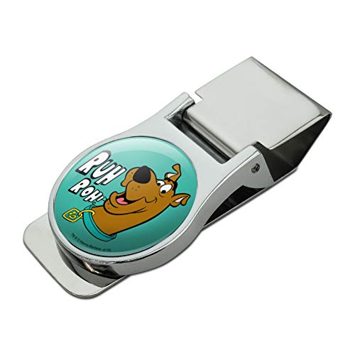 Scooby-Doo Ruh Roh Satin Chrome Plated Metal Money Clip