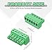 MECCANIXITY 10PCS 6-Pin PCB Mount Screw Terminal Block Connectors 3.81mm/0.15inch Pitch Circuit Board Connectors for Home Appliances, Industrial Projects