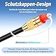 tlidfgeo USB zu Optischer Audio Adapter, SPDIF Digital Konverter, Tragbarer Fiber Audio Konverter mit 1,5m Kabel, für Laptops, Computer- Und Heimkino -Systeme, Easy Plug und Play