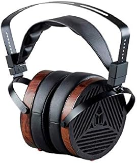 Monolith M1060 Over Ear Planar Magnetic Headphones - Black/Wood With 106mm Driver, Open Back Design, Comfort Ear Pads For Studio/Professional
