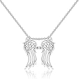 OKEYCH TVD Inspired Gift Daryl Dixon's Wings Necklace Zombie TV Show Fan Jewelry Daryl Dixon Merch TVD Merch (Daryl Dixon's Wings N)