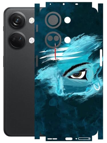 Image of AtOdds - Full Body Back Screen Guard Protector Film - Lamination Wrap Skin Sticker Compatible with ONEPLUS NORD 3 (5G) | Scratchproof Matte Finish (Mahadev)