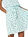 Amazon Essentials Damen Ärmelloses gewebtes Hemdkleid mit lockerer Passform, Aquablau Mohnblume, M