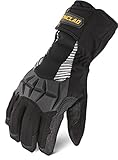 IRONCLAD TUNDRA GLOVES - Rated to 0° Cold, Cold Weather, Insulated, Waterproof Gloves, Safety, Reinforced Hand Protection Gloves Large, Black