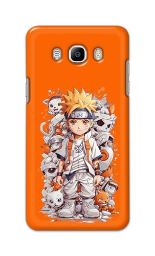 Image of Plastic, Polycarbonate PRINTFIDAA Printed Hard Back Cover Case for Samsung Galaxy J7 2016 | Samsung Galaxy On 8 2016 Back Cover (Famous Anime Cartoon Character) -112, Multicolor