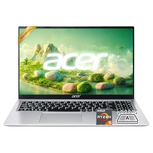 acer Aspire 3 Premium Slim Laptop Computer with Backlit Keyboard - AMD Ryzen 5 7430U CPU - 16GB RAM - 512GB SSD - 15.6" FHD Display - Fast Wi-Fi 6 - Webcam - Copilot AI Chat - Windows 11 Pro