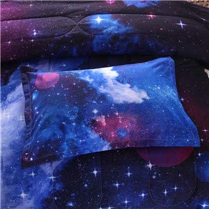 Ntbed Galaxy Comforter Sets Twin Size Soft Microfiber Sky Oil Printing Outer Space Bedding Sets For Teens Boys Girls Kids #TOP3