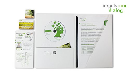 DVD Lernmappe Stressmanagement + Achtsamkeitsübungen inkl. 10-Wochen E-Learning für Zuhause | Stress- und Burnout-Prävention von Psychologen | Lernvideos, Audiodateien, Info- & Übungsblätter + DVD