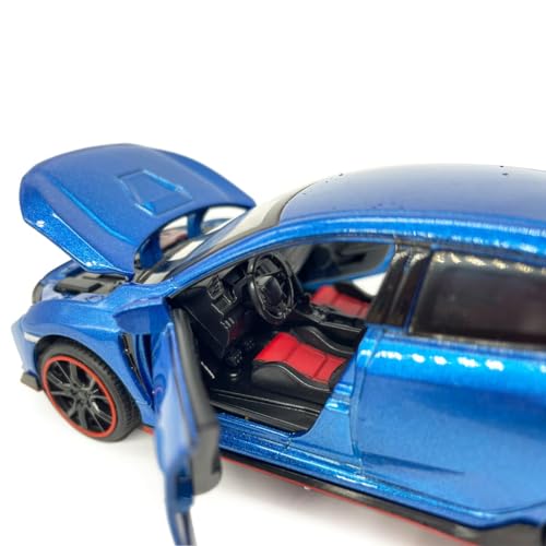 Image of VARIYA ENTERPRISE Metal Pull Back Diecast Car 1:32 Honda Civic Pull Back Car Model With Sound Light Boys Gifts Toys For Kids?Pack Of 1?,Multicolor