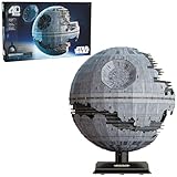 4D Build Star Wars Deluxe Death Star II Cardstock 3D Model Kit, Star Wars Gifts, Toys for Fans & Collectors, Adults & Teens 12+