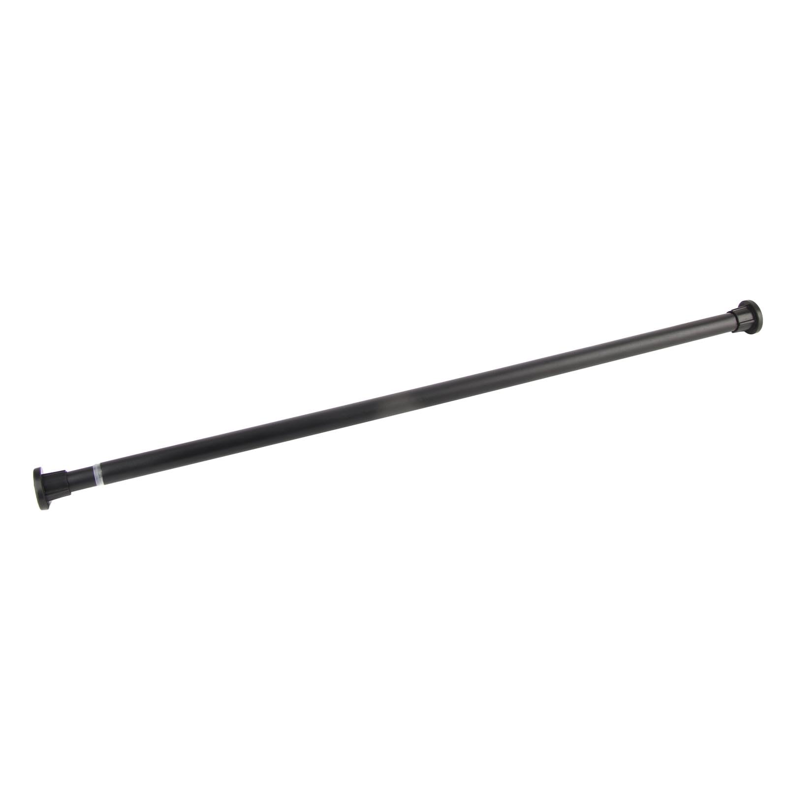 Tringle à Rideau Télescopique Noire à Tension, Tringle Réglable en Acier Inoxydable pour le Séchage des Vêtements et L'utilisation de Cintres – sans Poinçon, Polyvalente pour Différents (70