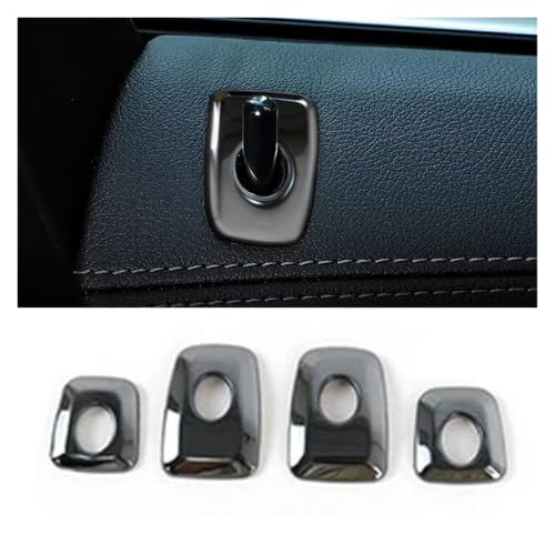 Cubierta de cerradura de coche: decoración interior para marco de puerta en carbono