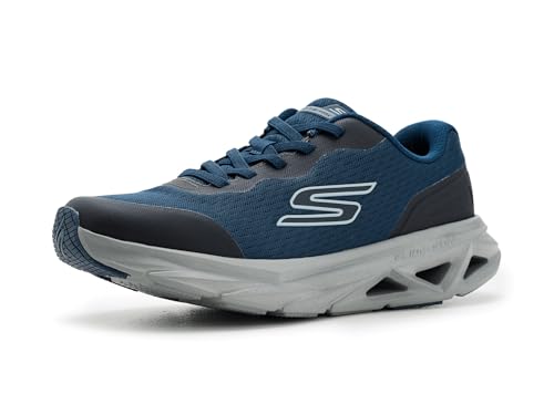 Skechers Sneaker Glide Step Vortex Avalin da uomo, Navy, 10.5