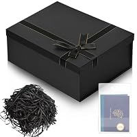 Lot De 2 Boîtes Cadeau Pliable 31x21x10cm Avec Couvercle - Blanc Élégant Pour Anniversaires Et Fêtes