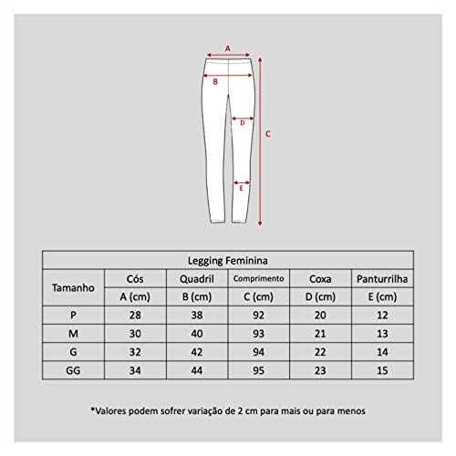 Kit 2 Leggings Heide Ribeiro Leg Basic Suplex Barato