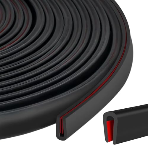 Fassungsprofil Kantenschutzprofil, 6 m Gummidichtung...