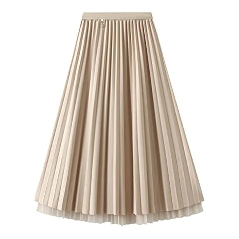 Jemsia Women's Reversible Midi Tulle Skirt Cover