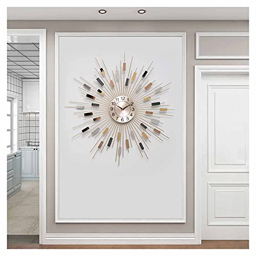Horloge murale 24 pouces silencieuse mécanisme à quartz fluide grand cadran