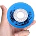 JCXYL EV 88A Inline Skate Wheels 72mm 76mm Roller Hockey Skates Replacement Wheels for Indoor Outdoor Skating Accessory 4 Pack,Blue,76mm
