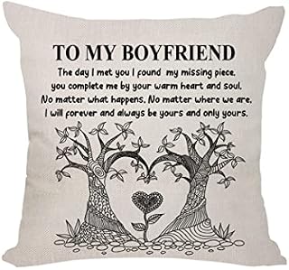 Bacmaxom Girlfriend Gifts, Throw Pillow Cover Cushion Cover for Girlfriend, Valentine's Day Gifts Birthday Gifts (girlfriend), L (172-173)