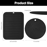 Zoom IMG-1 4 pezzi sottopentola silicone grande