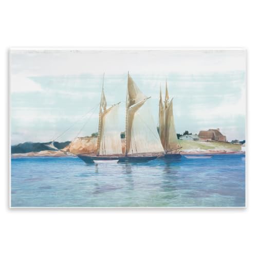 Stupell Industries 'Traditional Sailboat Ocean Landscape'| Wall Plaque Art
