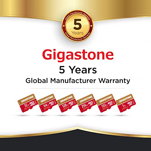 [5-Yrs Free Data Recovery] Gigastone 512Gb Micro Sd Card, 4K Camera Pro, A2 V60 Microsdxc Memory Card For Smartphone, Gopro, Action Cams, 4K Uhd Video, Up To 160/100 Mb/S, Uhs-I U3 C10 With Adapter #TOP6