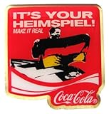 coca cola pin up statue Pin 33 x 31 mm C o c a C o l a - It´s your Heimspiel - WM 2006 - Pin 33 x 31 mm - #2