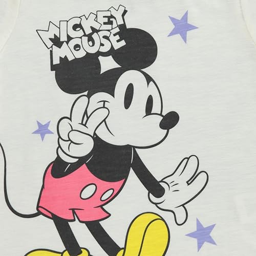 Disney Mickey Mouse Toddler Girls Short Sleeve T-Shirt- Toddler Sizes 2T-4T4