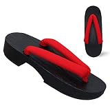 DQS 2021 Japonais Anime Cosplay Chaussures Oriental Chinois Japonais Traditionnel Geta Sabots Femme Homme en Bois Paulownia Pantoufles