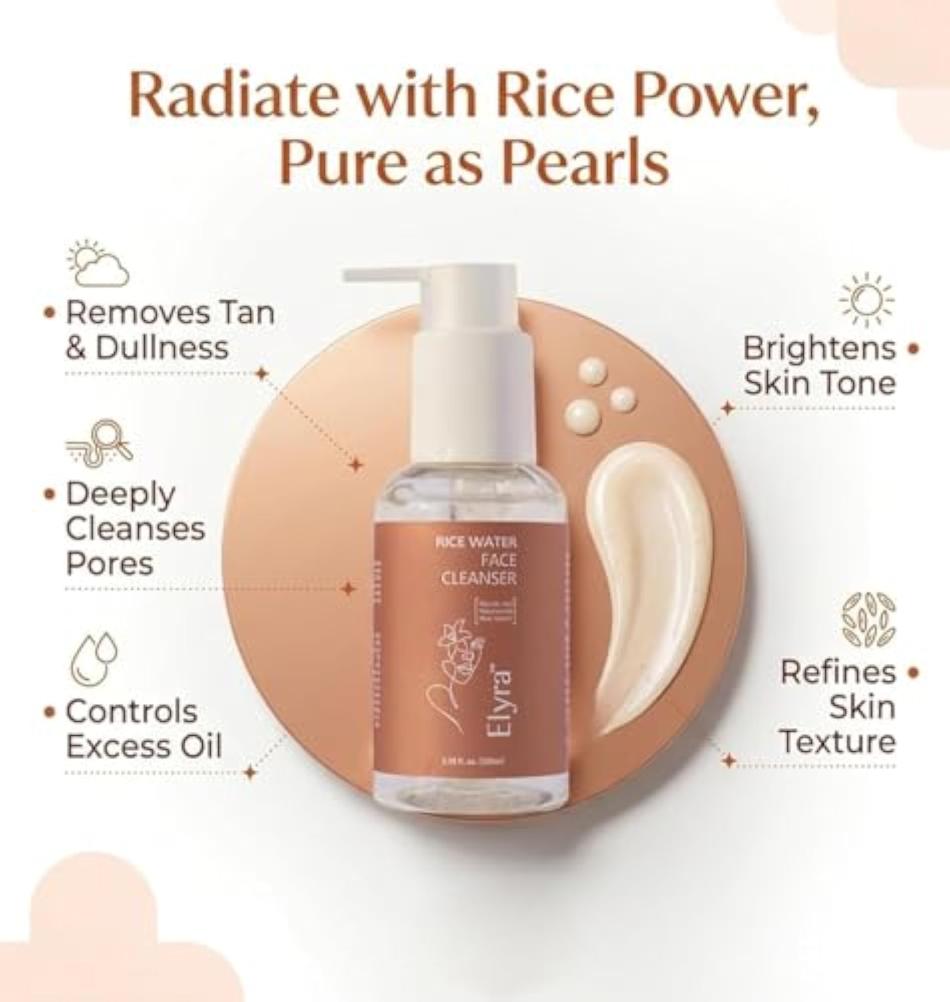 Skincare Combo for Glowing Skin, Cleanser, Vitamin C Serum & Sunscreen