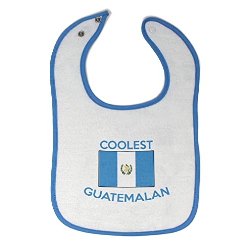 Toddler & Baby Bibs Burp Cloths Coolest Coolest Guatemalan Countries Cotton Baby Items for Baby Girl & Boy White Blue Design Only