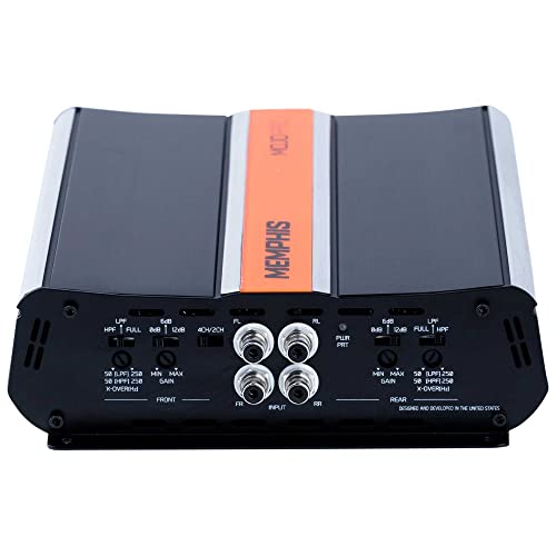 Image of Memphis MJP800.4 4-Channel 800 Watt Amplifier - 200 Watts RMS x 4 at 2-Ohm