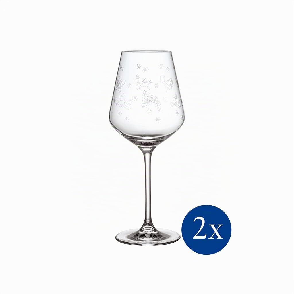 Villeroy & Boch – Toy's Delight Verre À Vin Rouge Transparent, Garanti Lave-Vaisselle, Article De Noël, Service À Vin, Cristallin